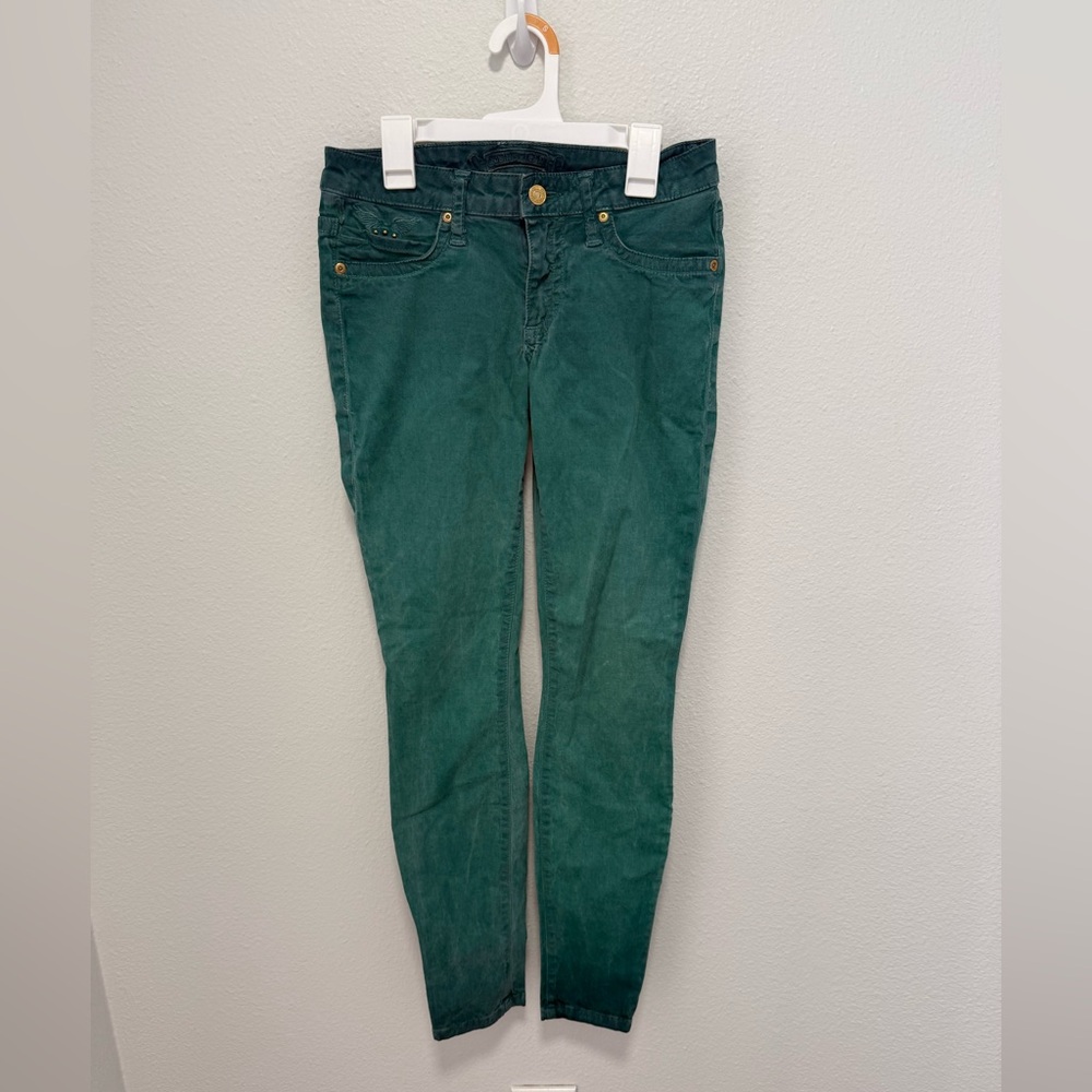 Robin’s Jean Women's Green Teal Jeans Size 28